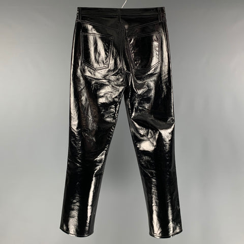 AGOLDE Size 27 Black Solid Jean Cut Casual Pants