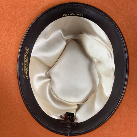 GOORIN BROTHERS Chapeaux en feutre de plumes rouille taille 7