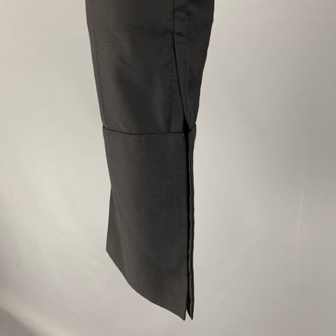 J.W.ANDERSON Size 30 Black Flat Front Dress Pants