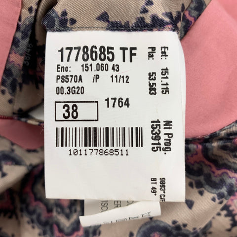 PS by PAUL SMITH Size 38 Rose Cotton Notch Lapel Sport Coat