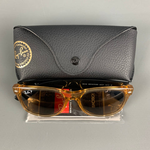 RAY-BAN Amber Black Two Tone Acetate Sunglasses & Eyewear