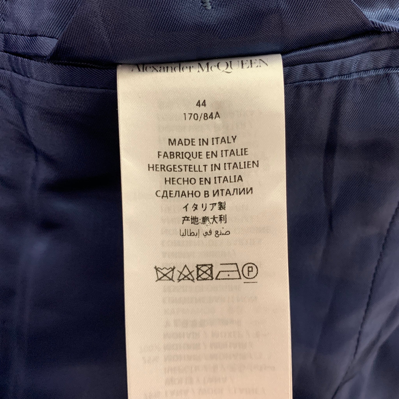 ALEXANDER MCQUEEN Size 34 Purple Black Wool Mohair Sport Coat