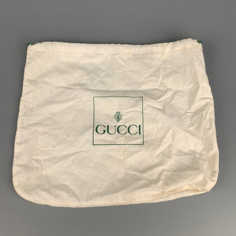 Vintage GUCCI Black Leather Shoulder Handbag