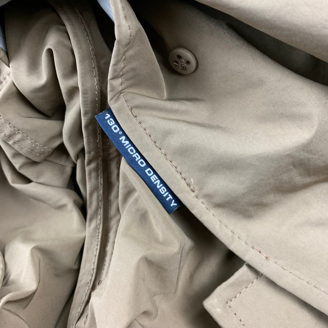 NICK WOOSTER x PAUL & SHARK Size M Tan Mixed Fabrics Polyester / Nylon Belted Trenchcoat