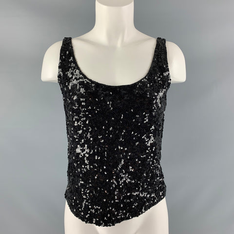 JAD RACHA Taille M Débardeur Noir Top