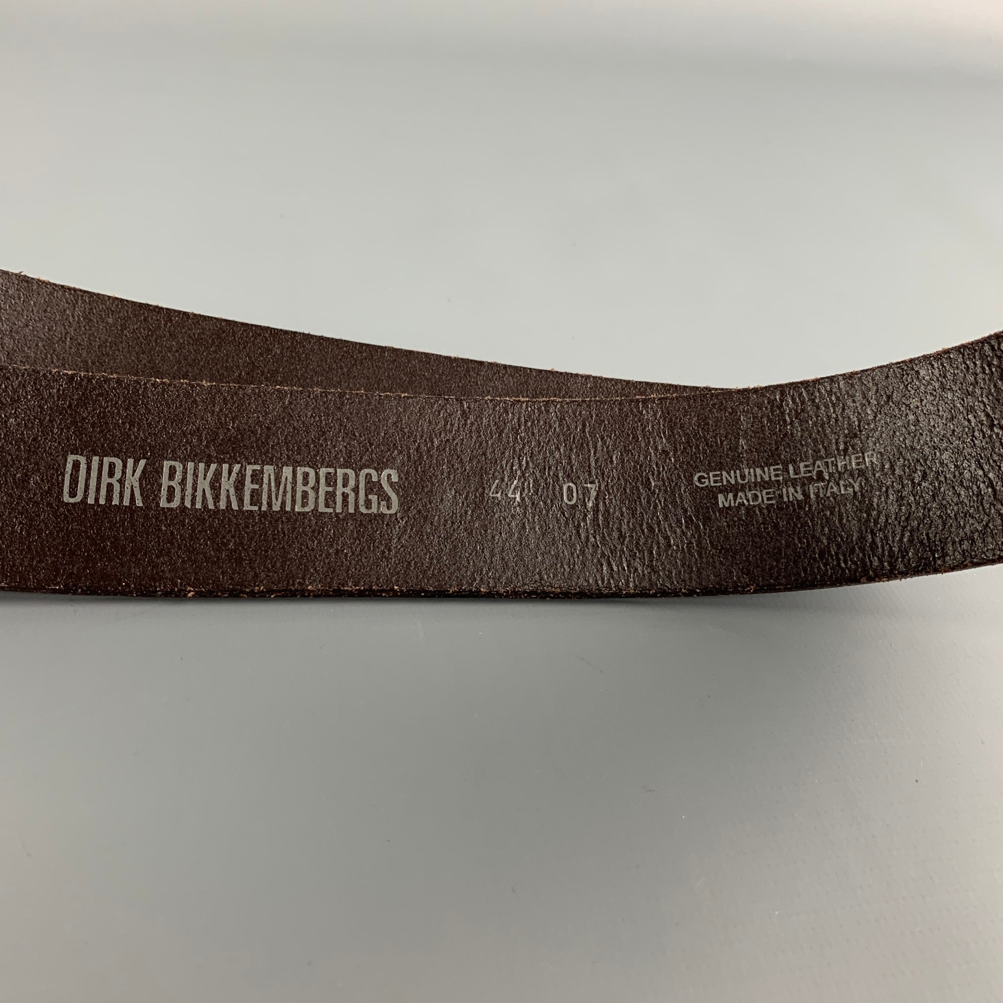 DIRK BIKKEMBERGS Size 30 Brown Leather Double Buckle Belt – Sui