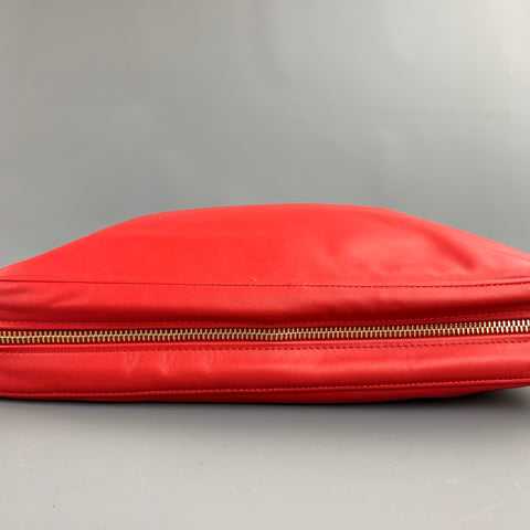 LONGCHAMP Sac fourre-tout en cuir rouge
