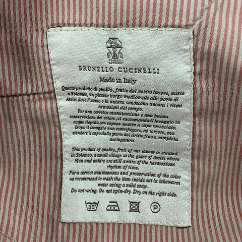 BRUNELLO CUCINELLI Size 32 Tan Cotton Button Fly Jeans