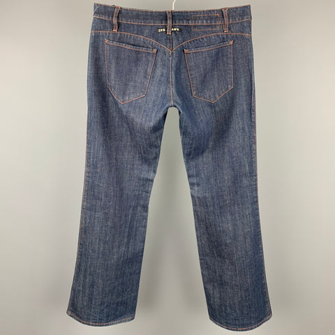 JPG GAULTIER JEANS Donna Size 34 Indigo Denim Pocket Cutout Jeans