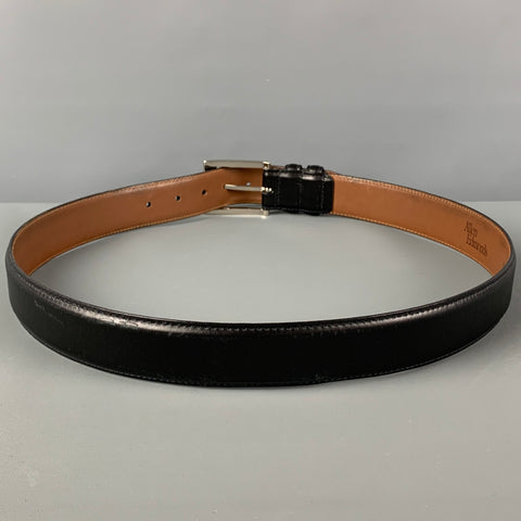 ALLEN EDMONDS Talla 36 Cinturón de cuero negro