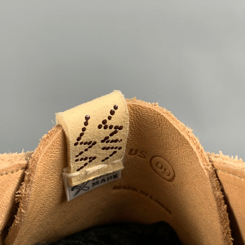 VISVIM Size 9 Sand Textured Leather Lace Up ISDT BOOTS-FOLK