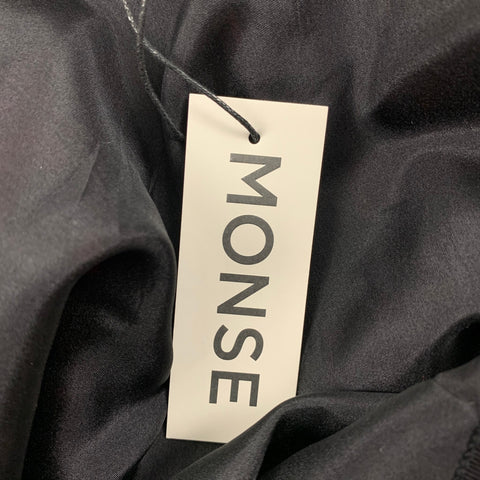 MONSE Taille 0 Jupe en laine à carreaux rouge noir