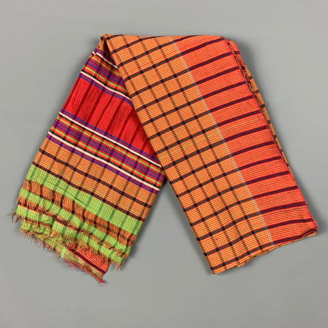 Écharpe à carreaux multicolore VINTAGE