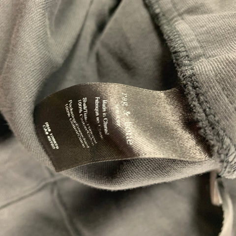 RAG & BONE Size L Charcoal Cotton Sweatpants