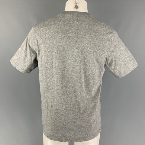 AMI by ALEXANDRE MATTIUSSI Size XXS Grey Embroidery Cotton T-shirt