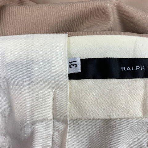 RALPH LAUREN Black Label Size 38 Beige Wool Notch Lapel Suit