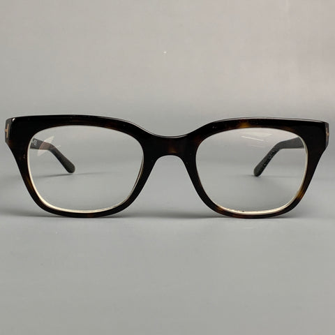 TOM FORD Brown Tortoise Acetate Frames