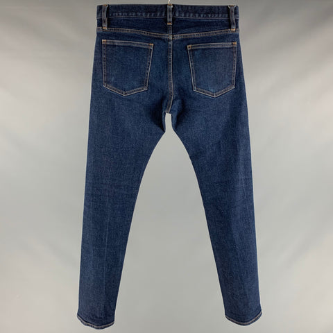JOHN VARVATOS Size 30 Blue Cotton Elastane Jeans
