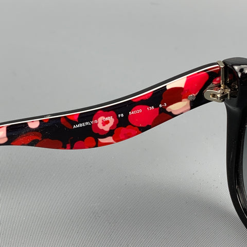 KATE SPADE Amberlys Black Acetate Cat Eye Sunglasses