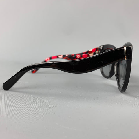 KATE SPADE Amberlys Black Acetate Cat Eye Sunglasses