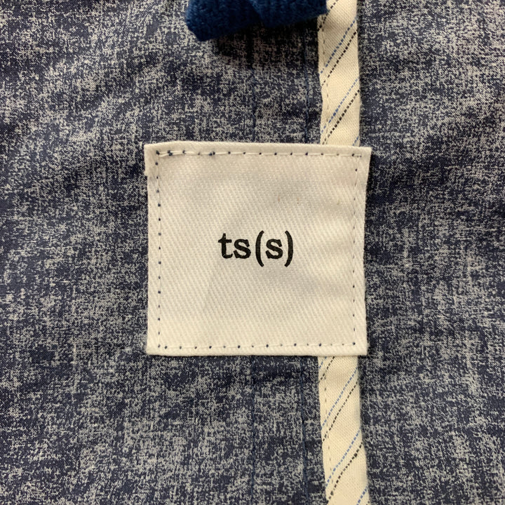 TS (S) Size L Navy Cotton Flap Pockets Jacket