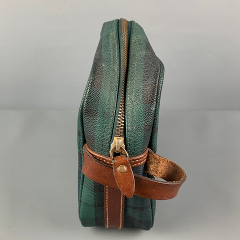 POLO by RALPH LAUREN Sac en cuir noir vert beige Blackwatch