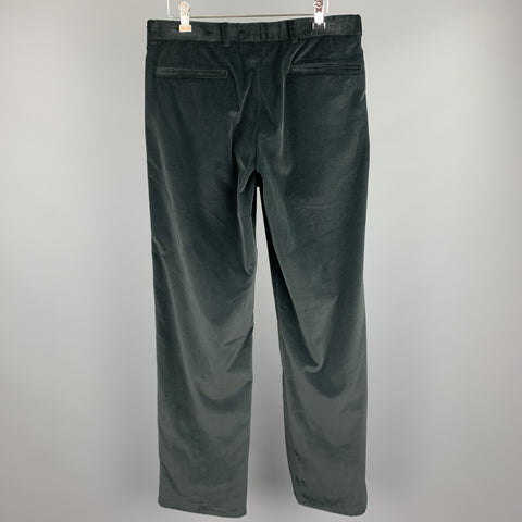 ARMANI COLLEZIONI Size 32 Black Cotton Zip Fly Dress Pants