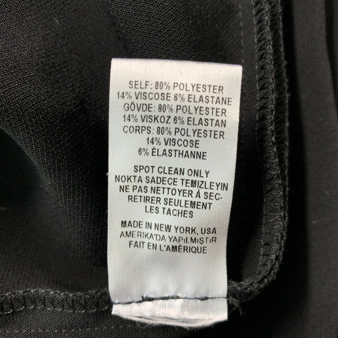 OPENING CEREMONY Size M Black Polyester & Viscose Solid Casual Top