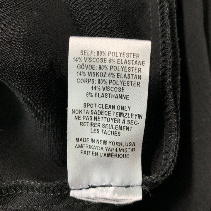 OPENING CEREMONY Size M Black Polyester & Viscose Solid Casual Top