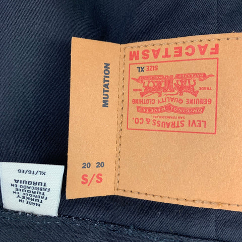 FACETASM x LEVI'S Mutation SS 20 Size XL Black Cotton Vest