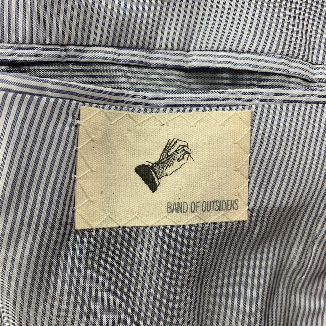 BAND OF OUTSIDERS Taille 36 Manteau de sport à col châle en laine noire