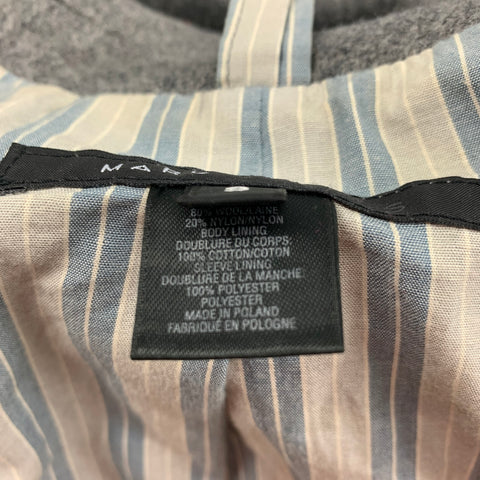 MARC by MARC JACOBS Size 38 Gray Charcoal Wool Nylon Sport Coat