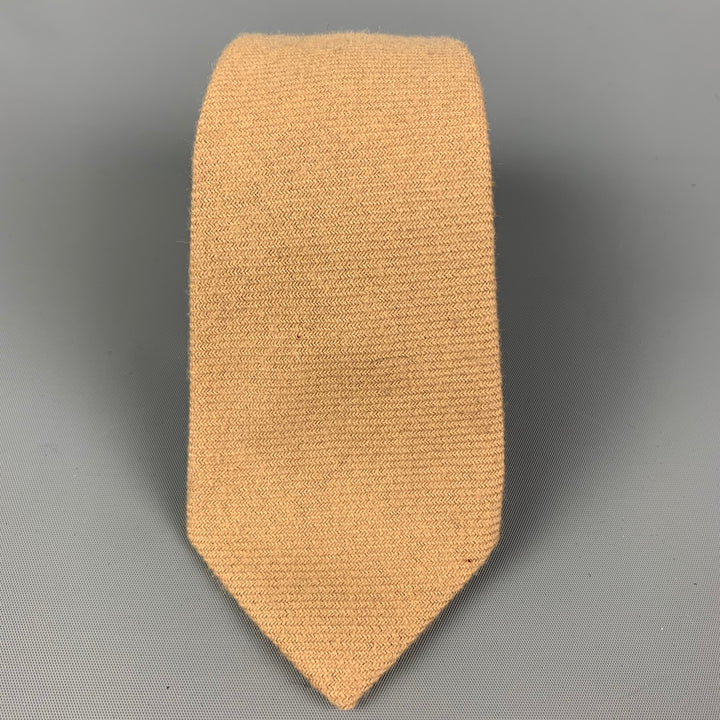 FREEMANS SPORTING CLUB Tan Wool Tie