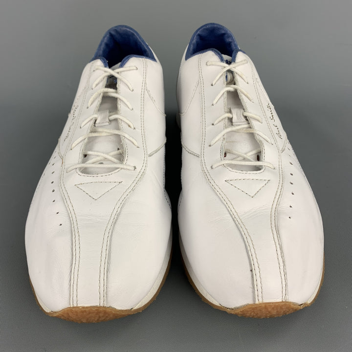 PAUL SMITH x REEBOK Size 11 White Leather Lace Up Sneakers