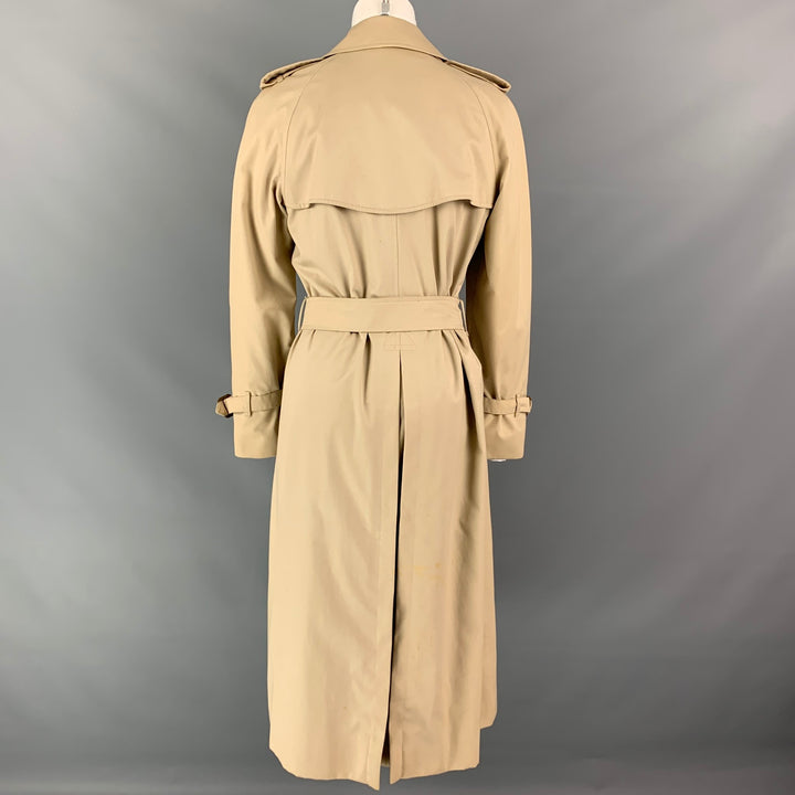 Vintage BURBERRYS Beige Cotton / Polyester Belted Trenchcoat