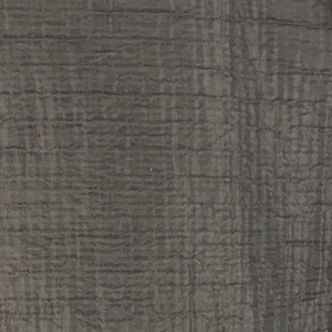 SONG FOR THE MUTE Pantalon décontracté à jambe large en coton et nylon texturé noir taille 34