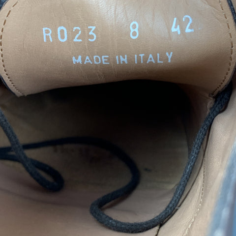 PAUL SMITH Size 9 Solid Brown Leather Lace Up Shoes