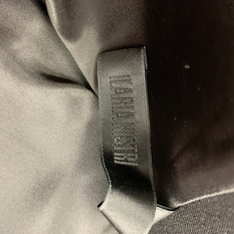 ILARIA NISTRI Size 4 Black Wool Blend Collarless Coat