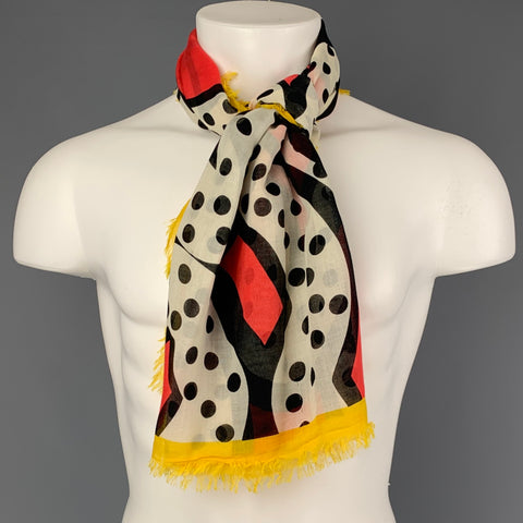 HENRIK VIBSKOV Multi-Color Print Scarf