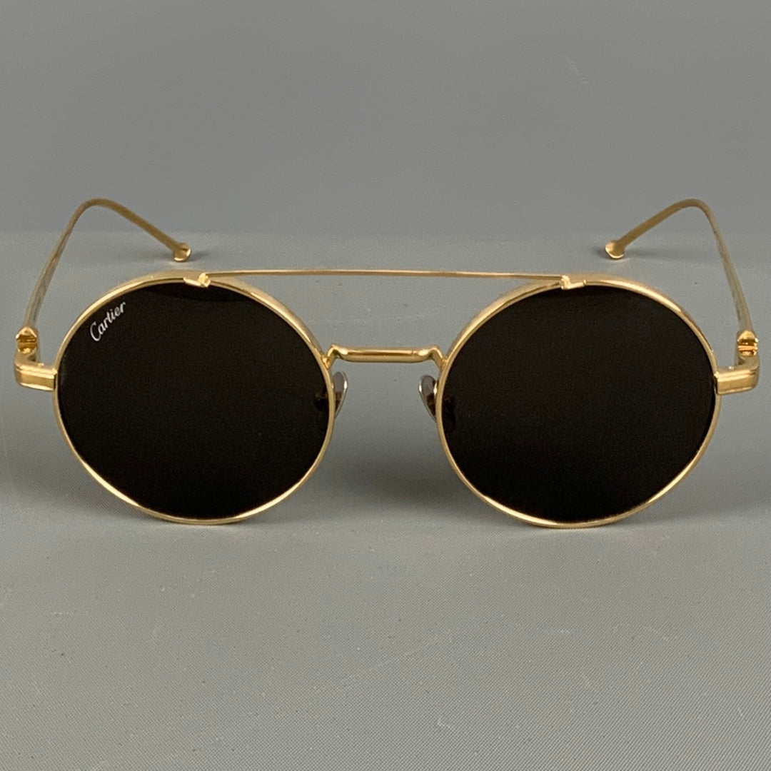 CARTIER Gold Titanium Sunglasses