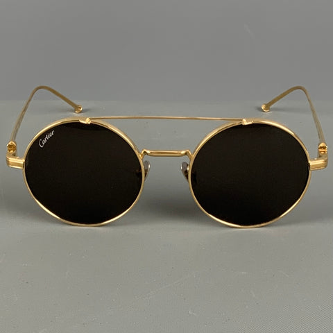 CARTIER Gold Titanium Sunglasses