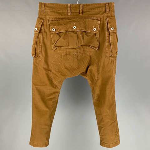 MOSTLY HEARD RARELY SEEN Size 32 Brown Quilted Cotton Zip Fly Casual Pants
