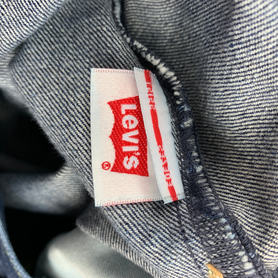 LEVI'S 501 CT Size 31  Indigo Washed Denim Button Fly Jeans