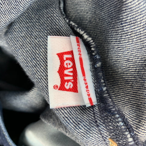 LEVI'S 501 CT Size 31  Indigo Washed Denim Button Fly Jeans