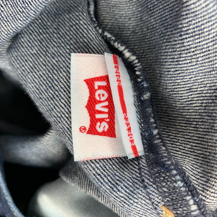 LEVI'S 501 CT Size 31  Indigo Washed Denim Button Fly Jeans