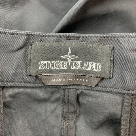 STONE ISLAND Shadow Project Size 33 Charcoal Cotton Drop-Crotch Casual Pants