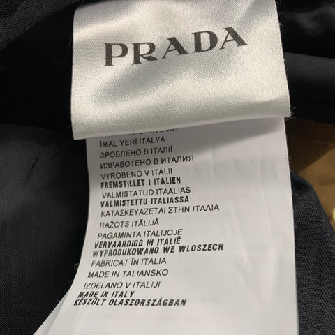PRADA Chest Size 40 Brown Solid Mohair Wool Notch Lapel 30 29 Suit