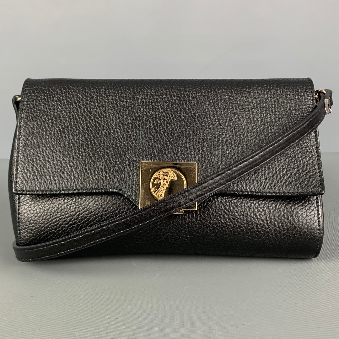 Versace - Authenticated Bag - Leather Black for Men, Very Good Condition