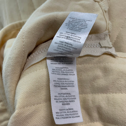 CRAIG GREEN Taille L Veste en coton élasthanne matelassé crème