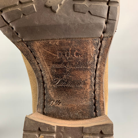 Botas hasta la rodilla sin cierres de piel de oveja color topo talla 7,5 de NDC